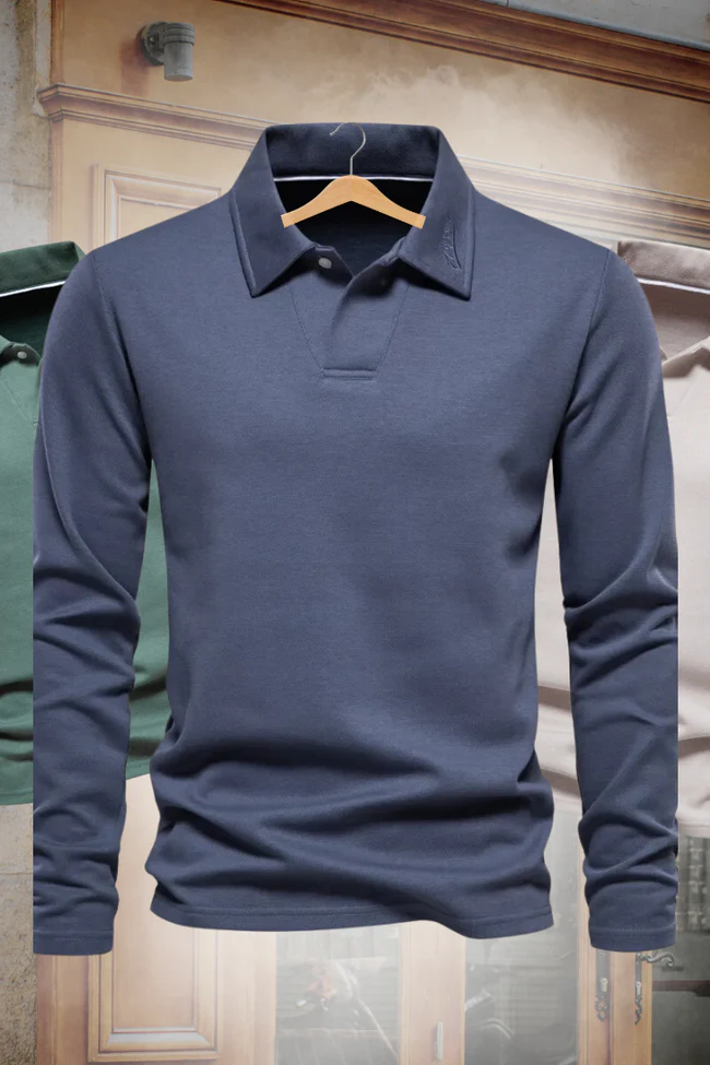 MATTEO - MODERN CLASSIC LONG SLEEVE POLO