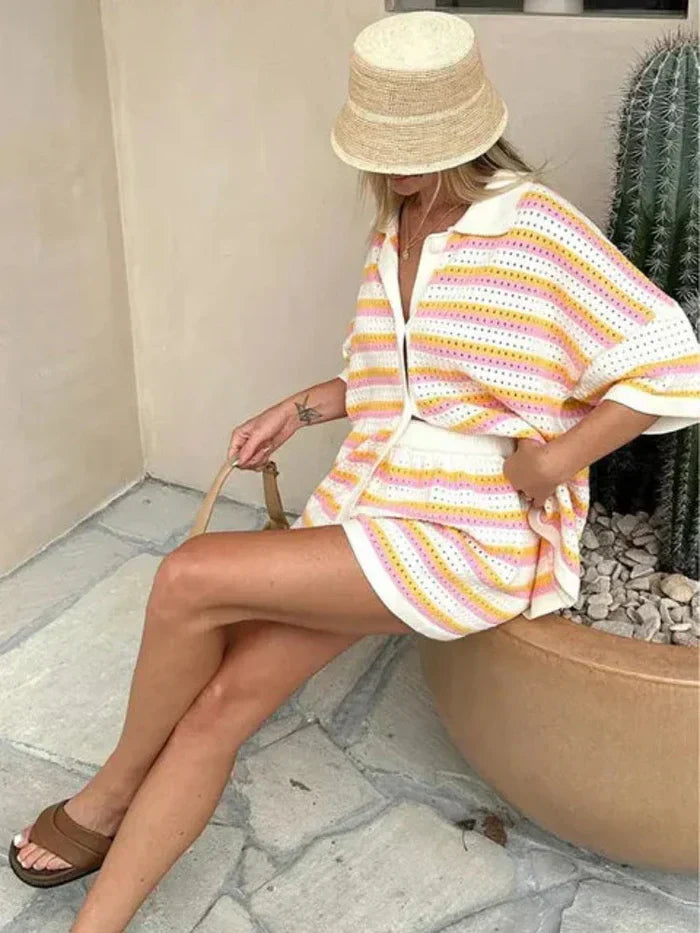 KAYTE - SUMMERY DESIGN KNIT SET