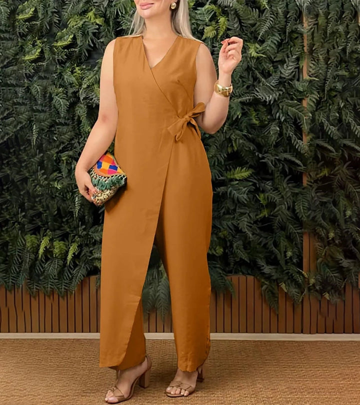 BRIANA - CHIC SLEEVELESS JUMPSUIT