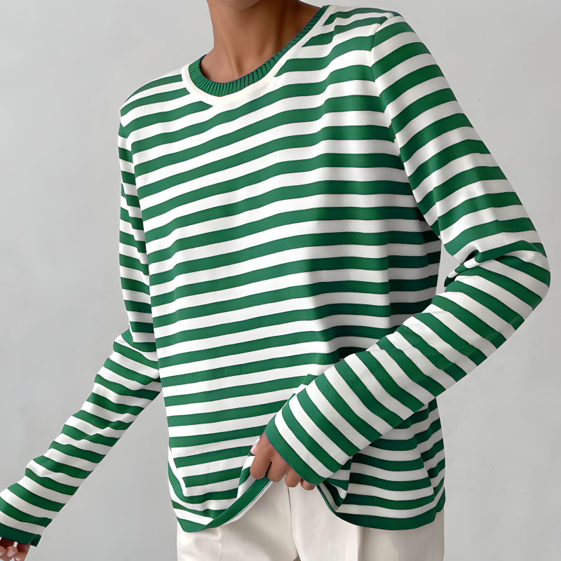 YANA - THE CASCADE STRIPE PULLOVER