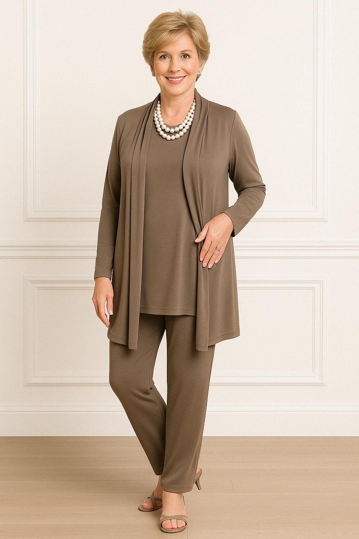 Rosy | Cardigan, Top & Pants Set