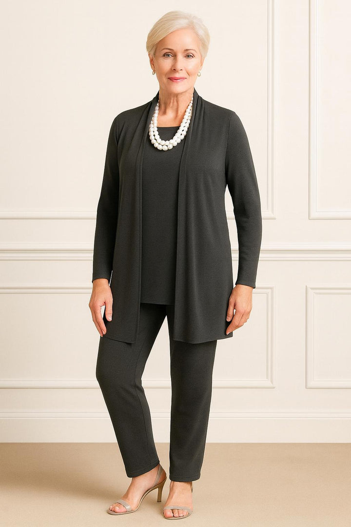 Rosy | Cardigan, Top & Pants Set