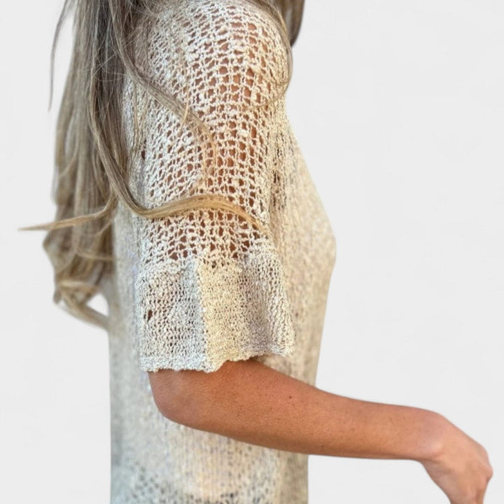 JOLIE - LAID-BACK STITCH CARDIGAN