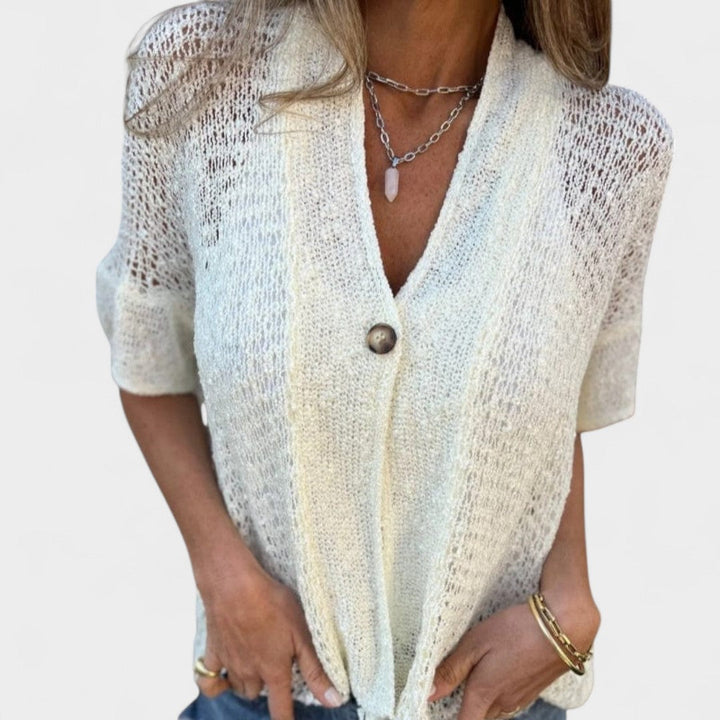 JOLIE - LAID-BACK STITCH CARDIGAN