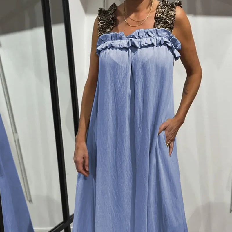 FELISA - SLEEVELESS MAXI WITH POCKETS
